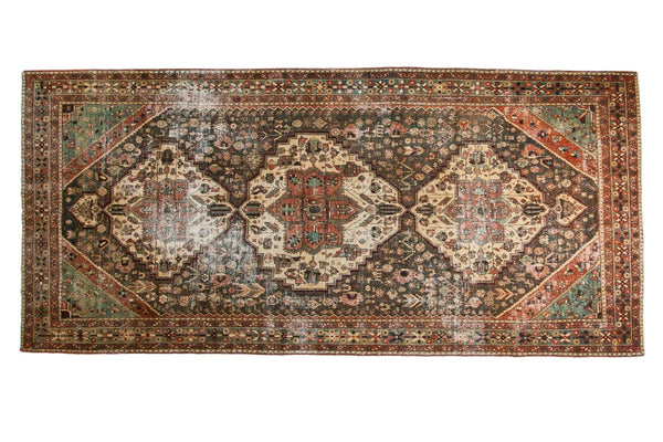 5.5x12.5 Vintage Distressed Bakhtiari Rug Runner // ONH Item ee003775