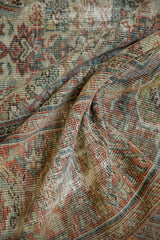 7x9.5 Vintage Distressed Fragment Mahal Carpet // ONH Item ee003776 Image 3
