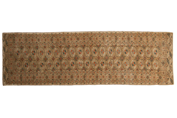 2.5x8 Vintage Distressed Turkmen Rug Runner // ONH Item ee003780