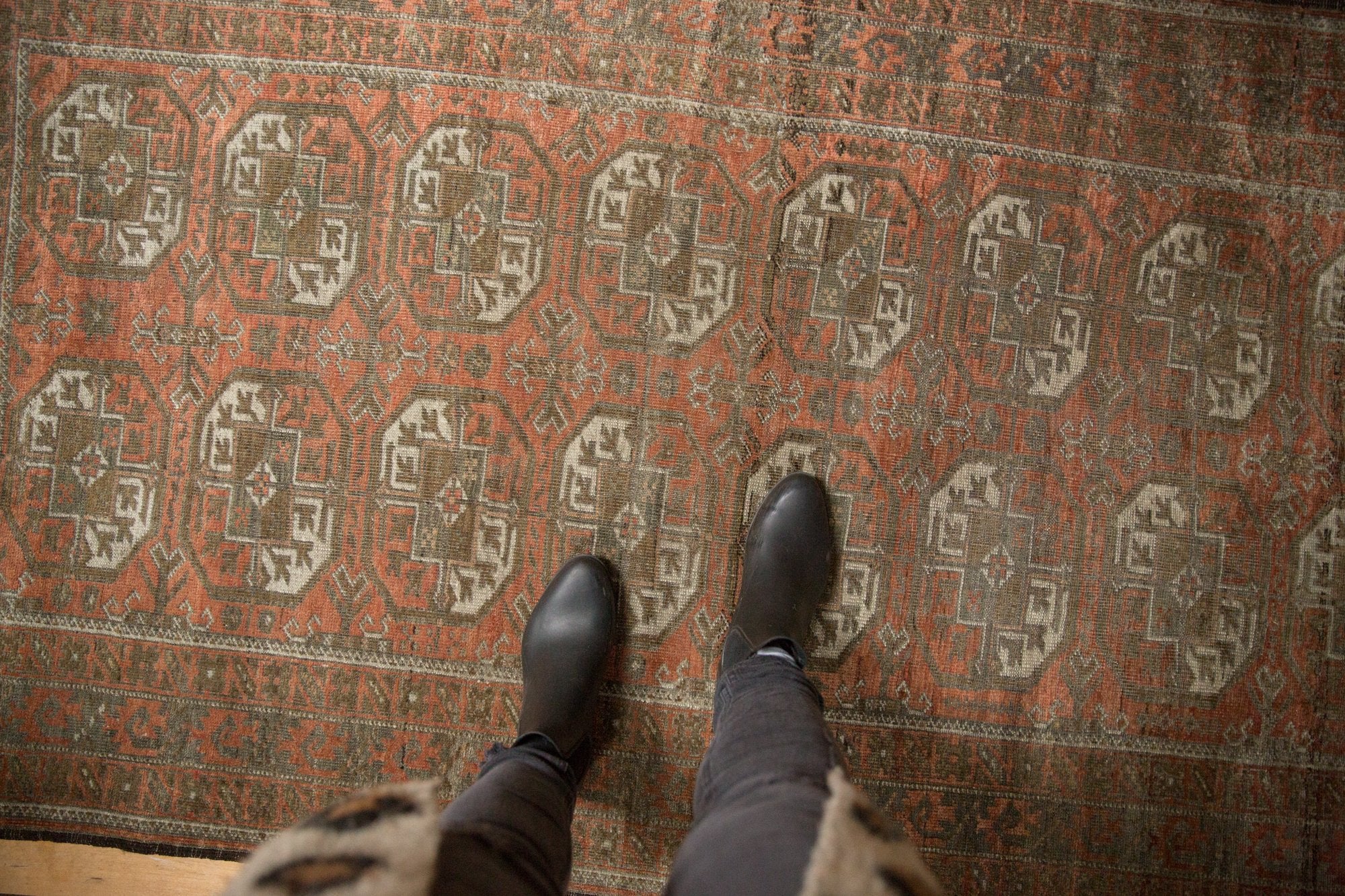 3.5x6.5 Vintage Distressed Belouch Rug // ONH Item ee003789 Image 1