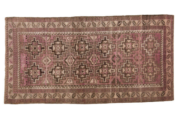 3.5x7 Vintage Distressed Belouch Rug Runner // ONH Item ee003790