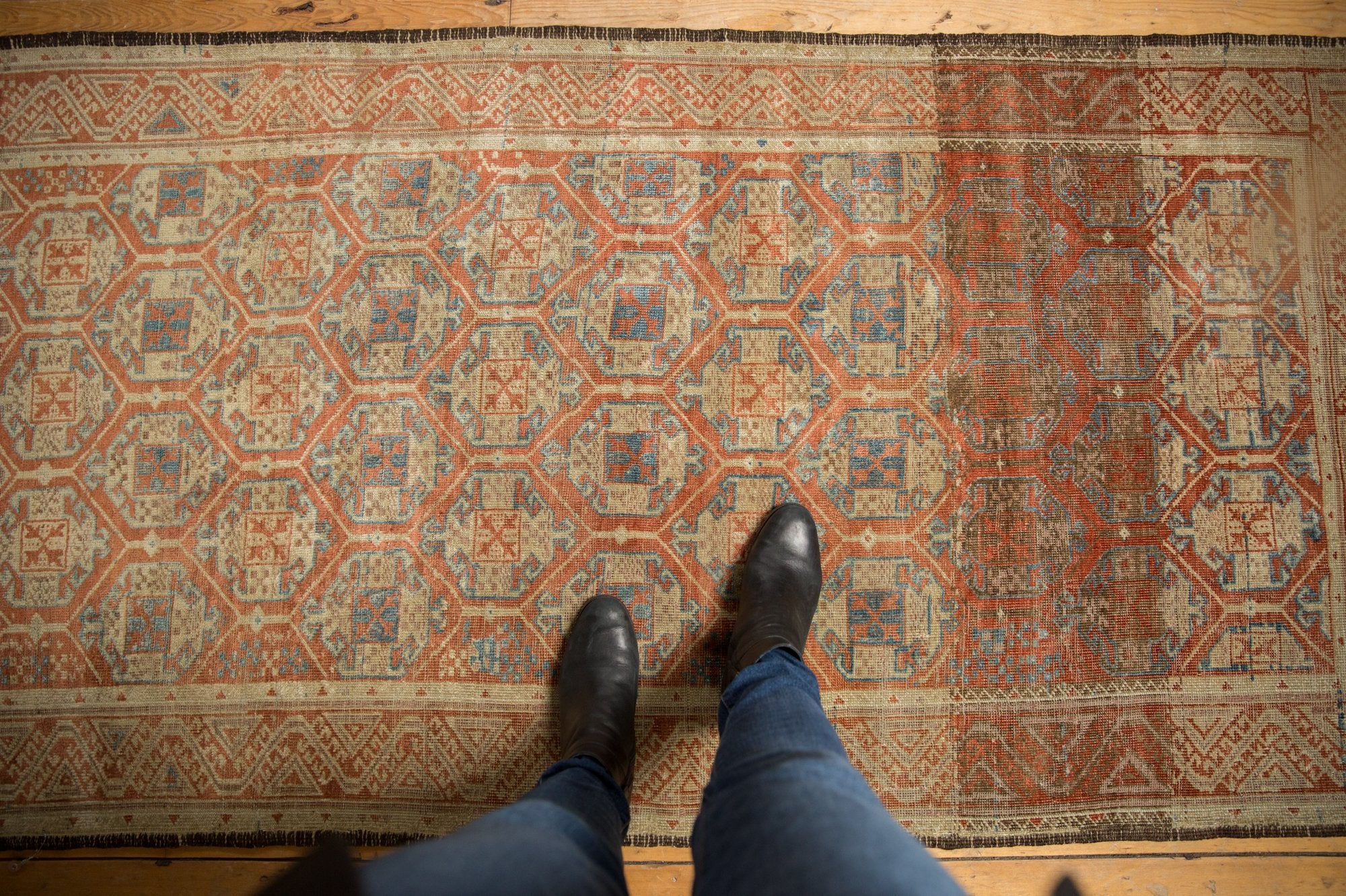 3.5x6 Vintage Distressed Belouch Rug // ONH Item ee003791 Image 1