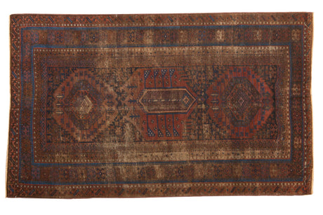 4x6.5 Antique Distressed Belouch Rug // ONH Item ee003804