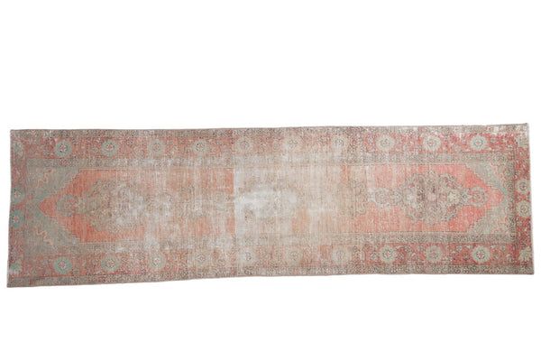 3x10 Vintage Distressed Oushak Rug Runner // ONH Item ee003814