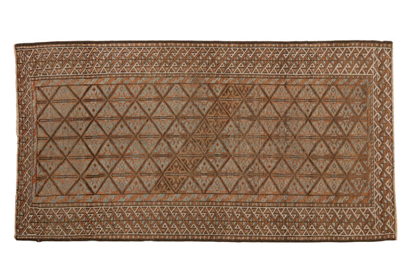 2.5x5 Vintage Distressed Belouch Rug Runner // ONH Item ee003816