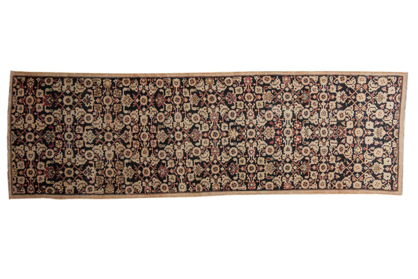 3x9.5 Vintage Distressed Fragment Karabagh Rug Runner // ONH Item ee003817