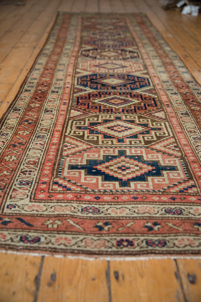 3x9.5 Vintage Distressed Malayer Rug Runner // ONH Item ee003818 Image 5