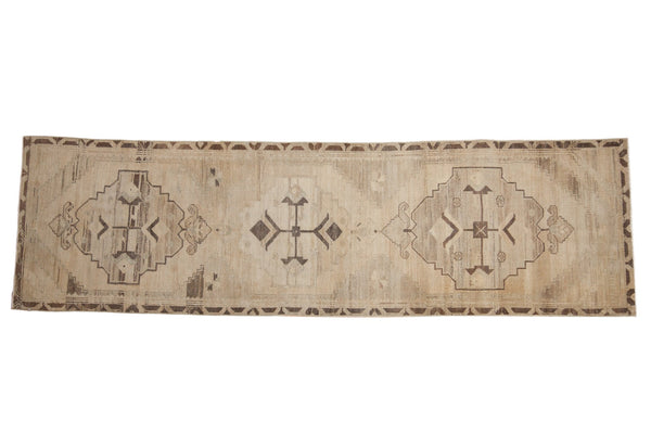 3x10 Vintage Distressed Oushak Rug Runner // ONH Item ee003823