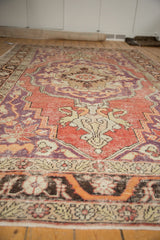 6.5x10.5 Vintage Distressed Oushak Carpet // ONH Item ee003825 Image 2