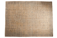 9.5x13 Vintage Distressed Oushak Carpet // ONH Item ee003828