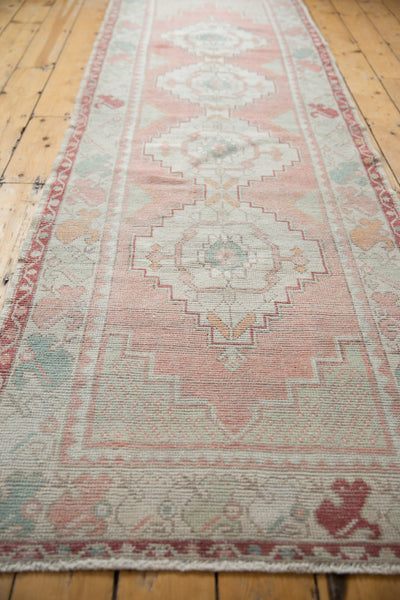 3x10 Vintage Distressed Oushak Rug Runner // ONH Item ee003833 Image 2