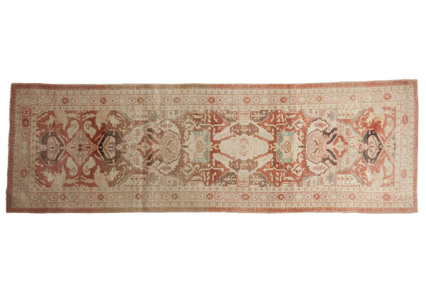 3x9.5 Vintage Distressed Oushak Rug Runner // ONH Item ee003835
