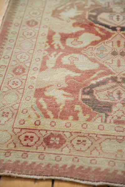 3x9.5 Vintage Distressed Oushak Rug Runner // ONH Item ee003835 Image 6