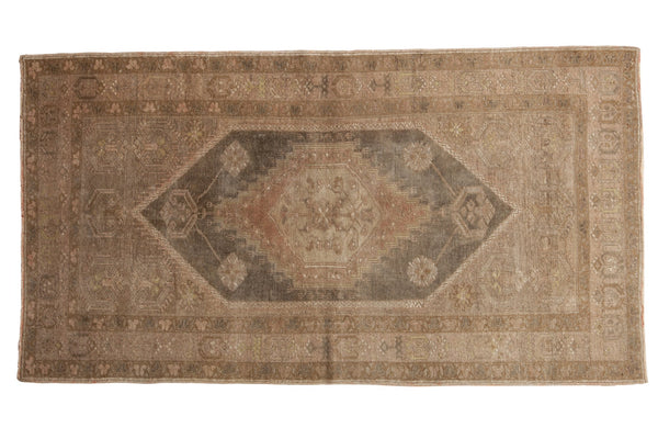 3.5x7 Vintage Distressed Oushak Rug Runner // ONH Item ee003848