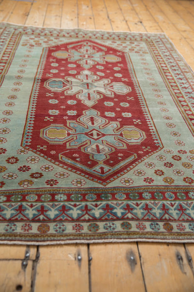 4.5x7 Vintage Distressed Caucasian Rug // ONH Item ee003854 Image 6