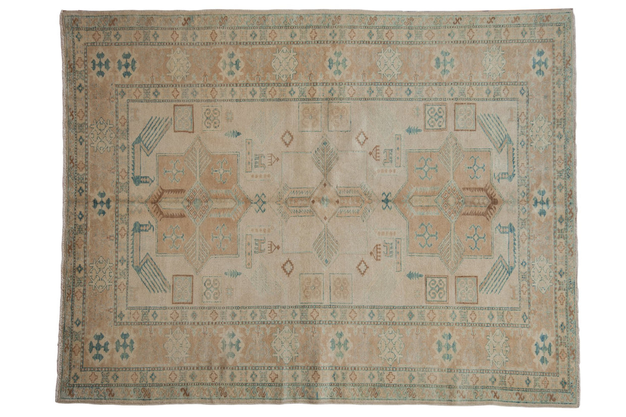 5.5x7.5 New Afghani Caucasian Design Carpet // ONH Item ee003859