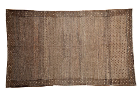 5.5x9 Vintage Distressed Oushak Carpet // ONH Item ee003863