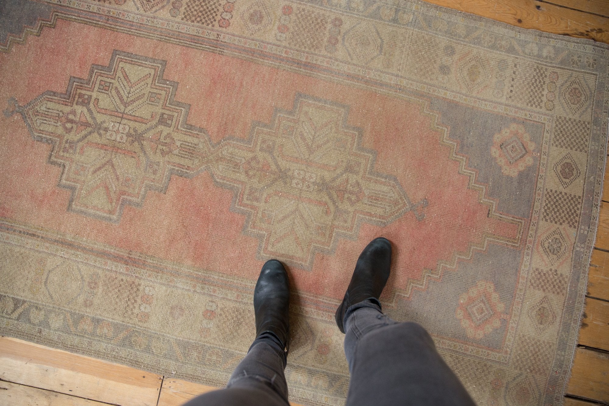 4x7 Vintage Distressed Oushak Rug // ONH Item ee003864 Image 1