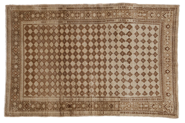 4.5x6.5 Vintage Distressed Oushak Rug // ONH Item ee003865