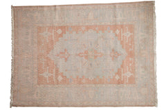 5.5x7.5 Vintage Distressed Oushak Carpet // ONH Item ee003867