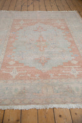 5.5x7.5 Vintage Distressed Oushak Carpet // ONH Item ee003867 Image 10