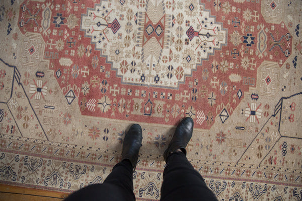 6x9.5 Vintage Distressed Oushak Carpet // ONH Item ee003871 Image 1