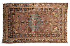 6x9.5 Vintage Distressed Khotan Carpet // ONH Item ee003872
