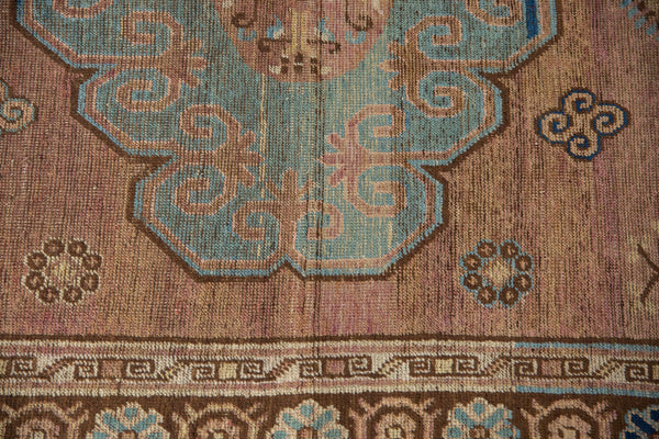 6x9.5 Vintage Distressed Khotan Carpet // ONH Item ee003872 Image 6
