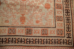 4x6.5 Vintage Distressed Samarkand Rug // ONH Item ee003881 Image 4