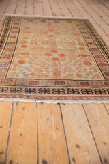 4x6.5 Vintage Distressed Samarkand Rug // ONH Item ee003881 Image 6