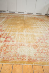 10.5x13.5 Vintage Oushak Carpet // ONH Item ee003882 Image 3