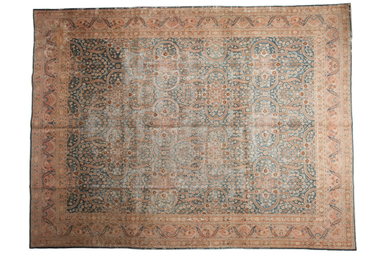 10x13 Vintage Distressed Meshed Carpet // ONH Item ee003889