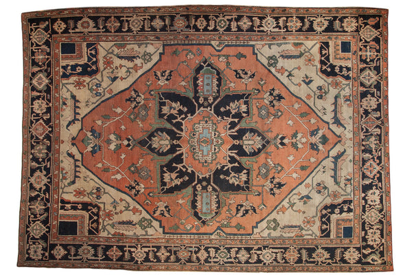 10x14 Antique Serapi Carpet // ONH Item ee003892