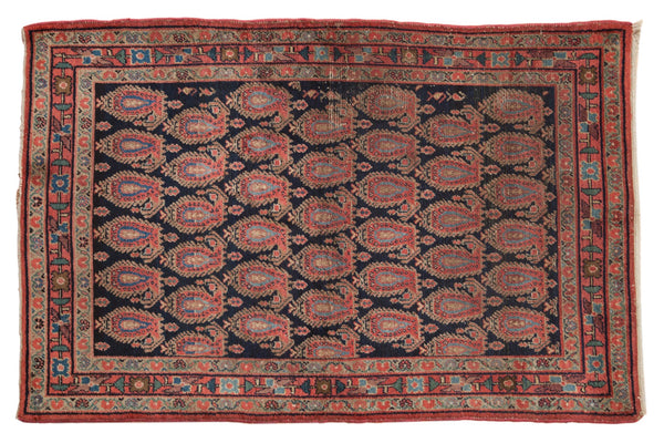 4.5x7 Vintage Senneh Rug // ONH Item ee003898