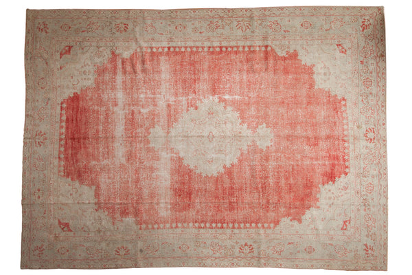 10x14 Vintage Distressed Oushak Carpet // ONH Item ee003902
