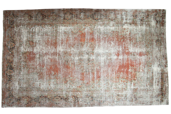 10x17.5 Vintage Distressed Mahal Carpet // ONH Item ee003907