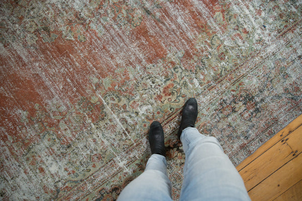 10x17.5 Vintage Distressed Mahal Carpet // ONH Item ee003907 Image 1