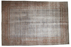 11.5x17 Vintage Distressed Tabriz Carpet // ONH Item ee003910