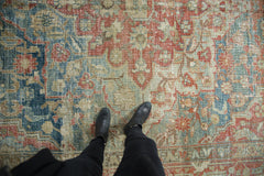 10.5x16.5 Vintage Distressed Heriz Carpet // ONH Item ee003917 Image 1