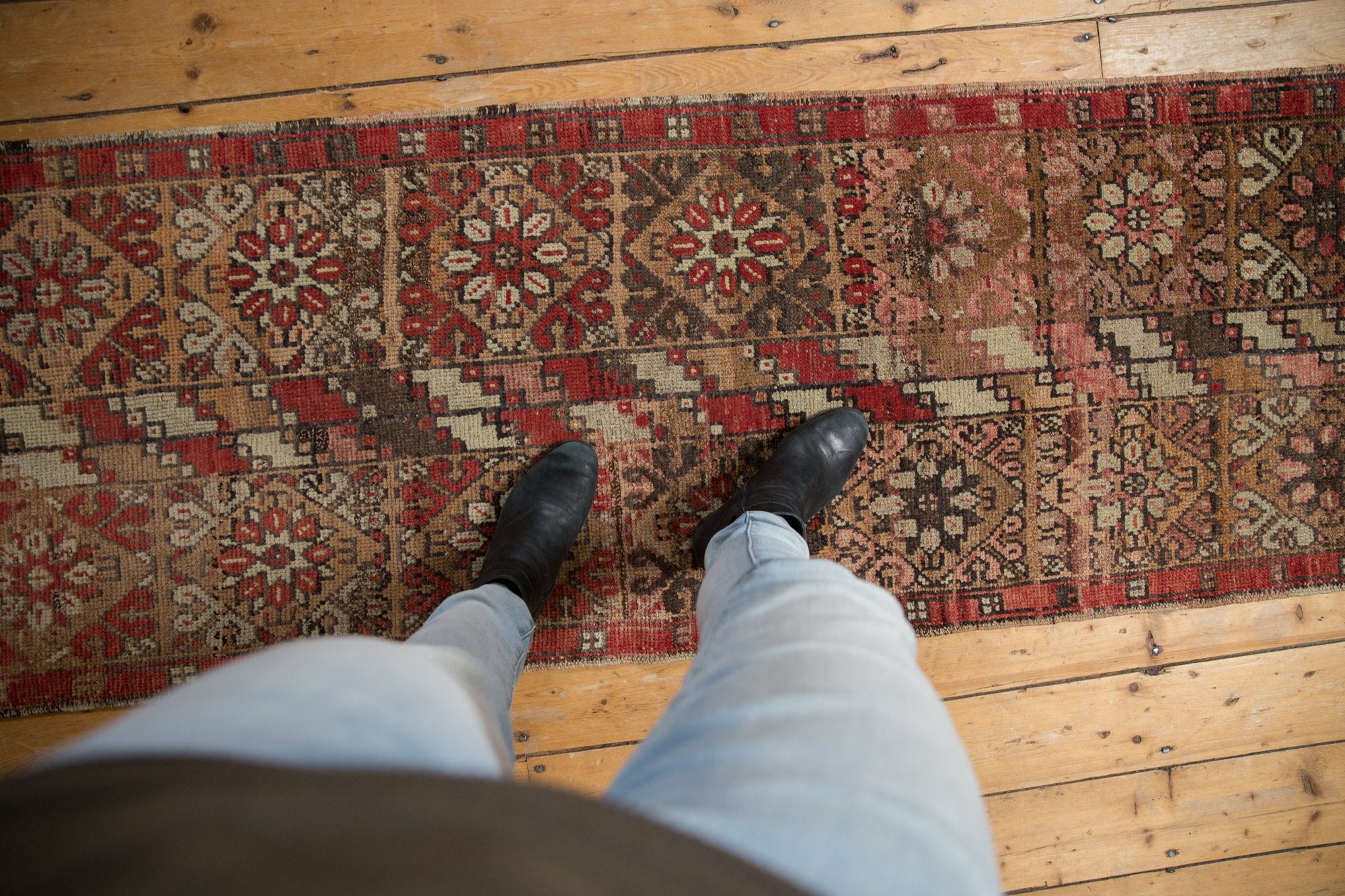 2x13 Vintage Fragment Oushak Rug Runner // ONH Item ee003919 Image 1