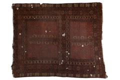 5.5x6.5 Antique Fragment Turkmen Carpet // ONH Item ee003927