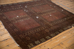 5.5x6.5 Antique Fragment Turkmen Carpet // ONH Item ee003927 Image 2