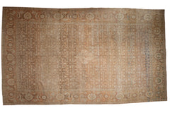 10.5x18 Vintage Distressed Tabriz Carpet // ONH Item ee003928