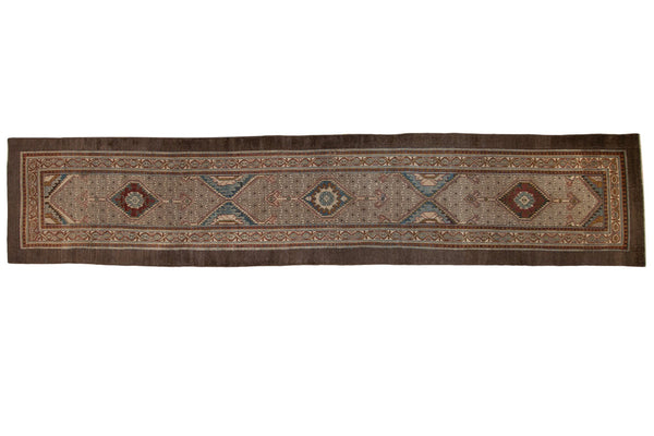 3.5x17 Vintage Distressed Serab Rug Runner // ONH Item ee003929