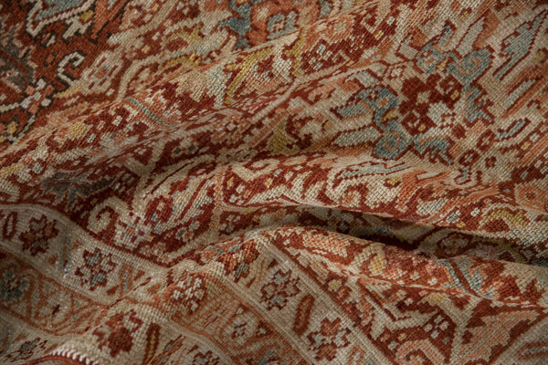 3.5x11 Vintage Distressed Karaja Rug Runner // ONH Item ee003939 Image 7