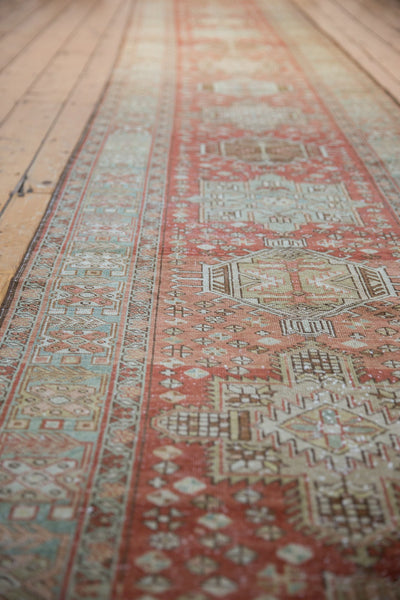 3x18.5 Vintage Distressed Heriz Rug Runner // ONH Item ee003941 Image 3