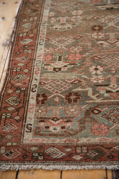 3x11.5 Vintage Distressed Hamadan Rug Runner // ONH Item ee003943 Image 3