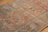 Distressed Bakshaish runner's Herati motif, with fantastic abrashes and worn texture.