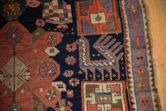 3.5x4.5 Vintage Caucasian Square Rug // ONH Item ee003949 Image 6