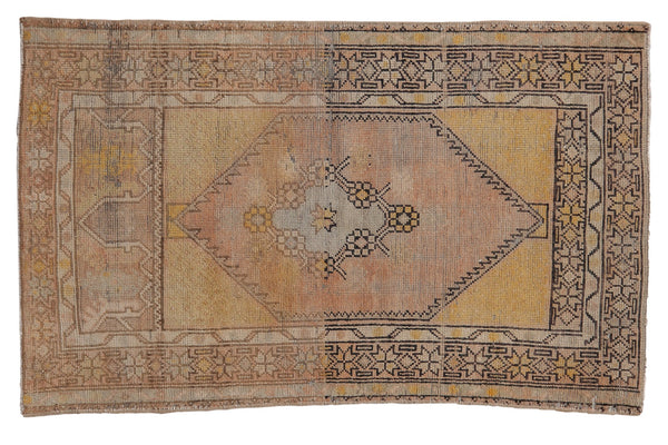 2.5x4.5 Vintage Distressed Oushak Rug // ONH Item ee003950